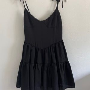 Tiger Mist Black Mini Dress!